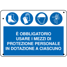 obbligatorio utilizzare dpi obbligatorio utilizzare dpi